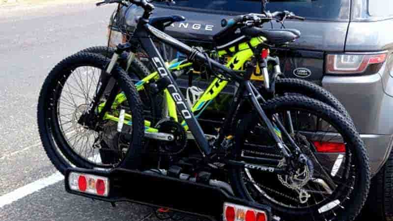 bike rack car with spoiler