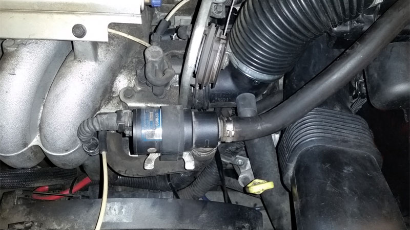 2003 mazda protege idle air control valve location