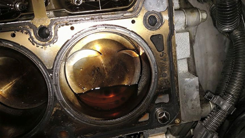 Signs of low engine compression