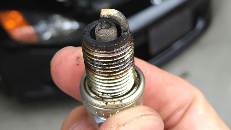 dirty spark plug