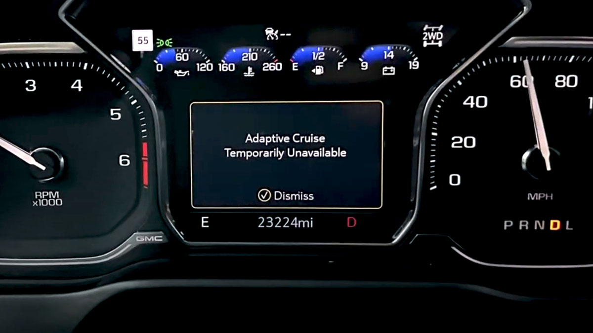 adaptive cruise control problems