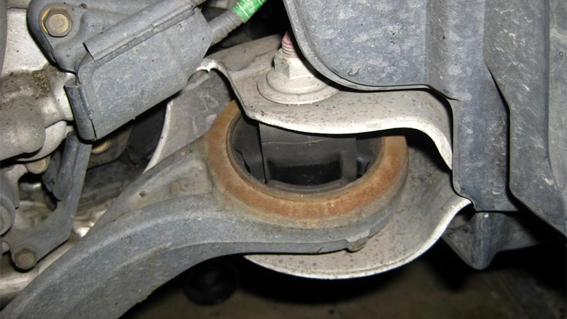 bad lower control arm bushing