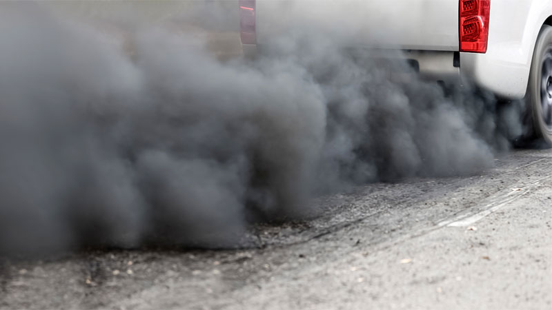 black smoke from exhaust