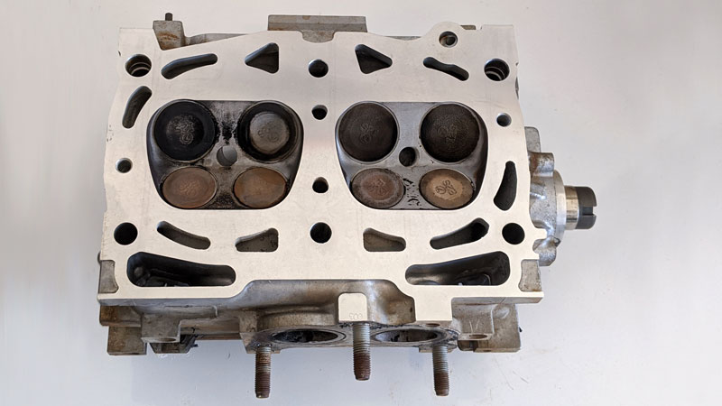 machined cylinder head