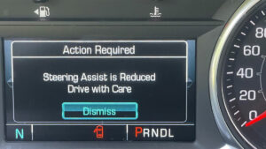 steering assist reduced drive with care