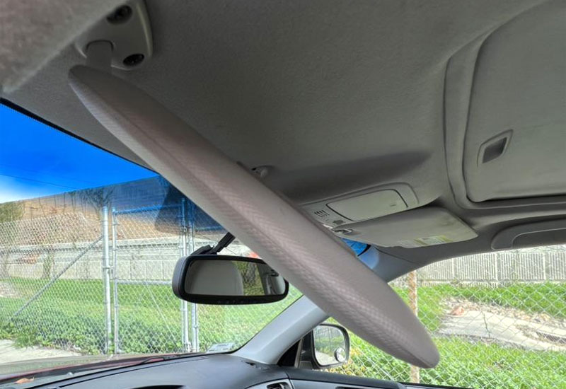 sun visor falling