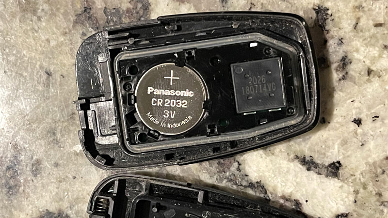 weak key fob battery